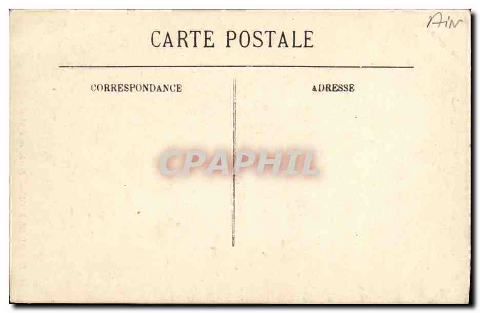 CPA Bourg de Eglise Retable en marbre  — Verso