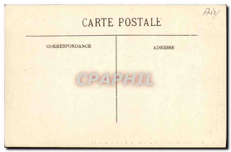 CPA Bourg de Eglise Mausolee de Philibert le Beau — Verso