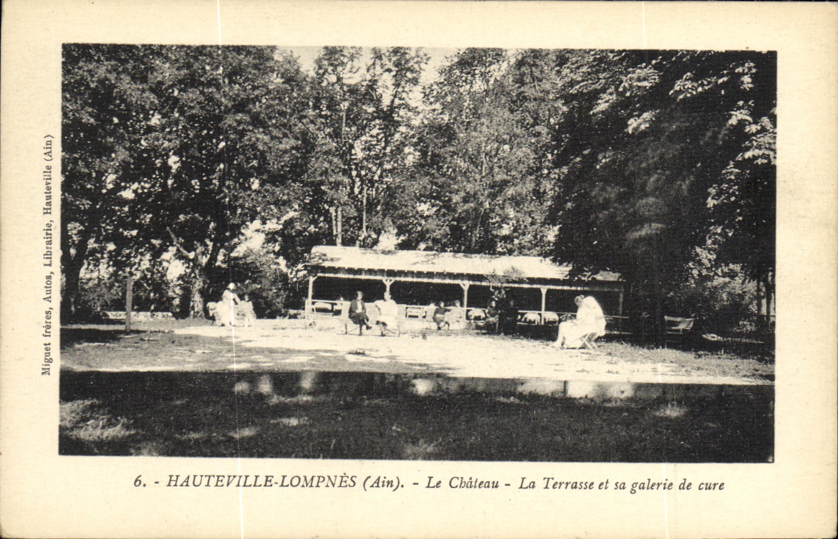 CPA Hauteville Le Chateau La Terrasse et sa Galerie de cure