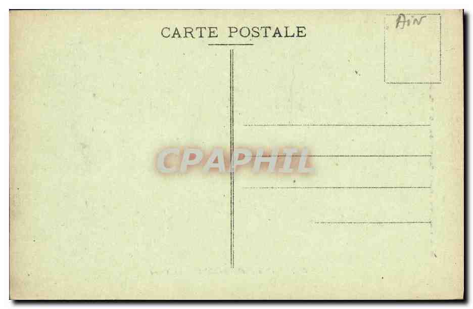 CPA Route de Tenay a Hauteville Le Thiou — Rückseite