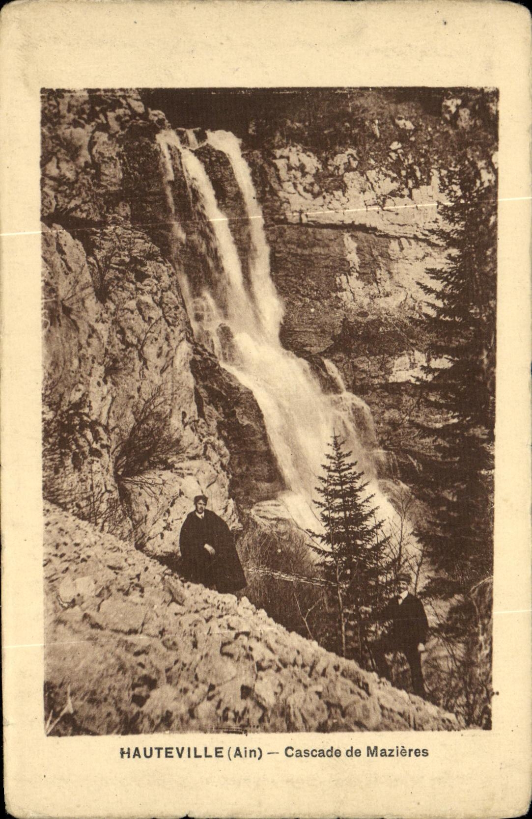 Hauteville (Ain) — Cascade de Mazières — Édit. Mique, Hauteville