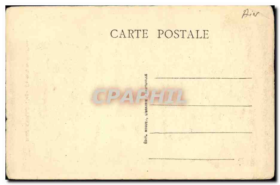Hauteville (Ain) — Cascade de Mazières — Édit. Mique, Hauteville — Rückseite