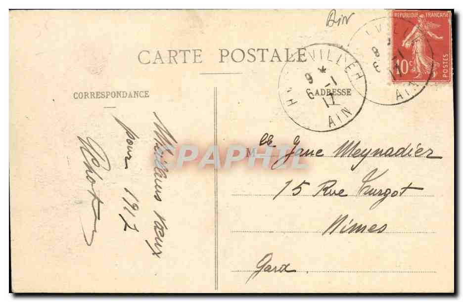Hauteville - Vue générale — éditeur inconnu, n° de série non visible — Reverso