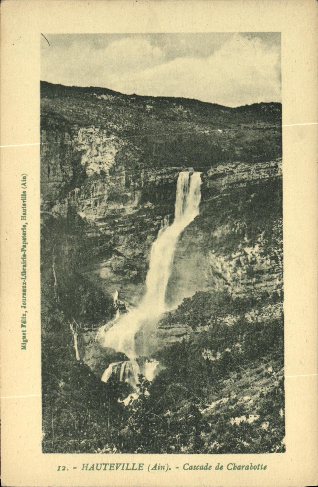CPA Hauteville Cascade de Charabotte