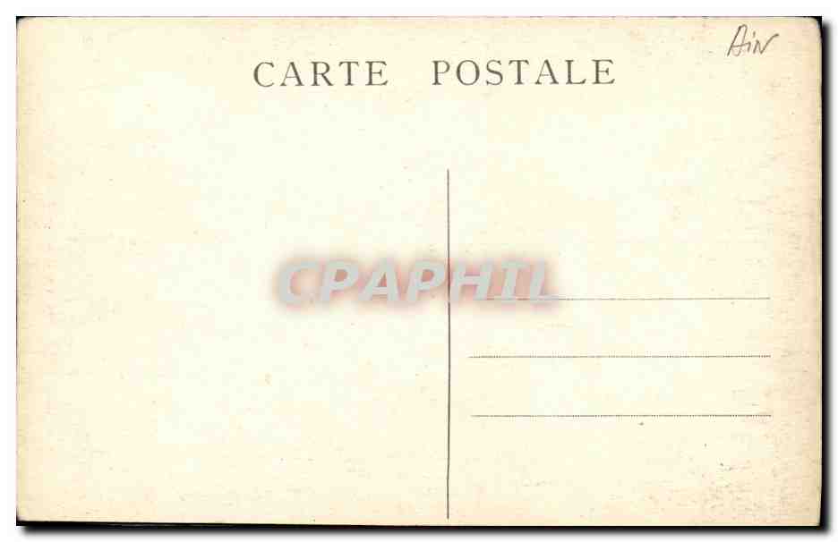 CPA Perouges Sous la Neige Rue des Rondes — Rückseite
