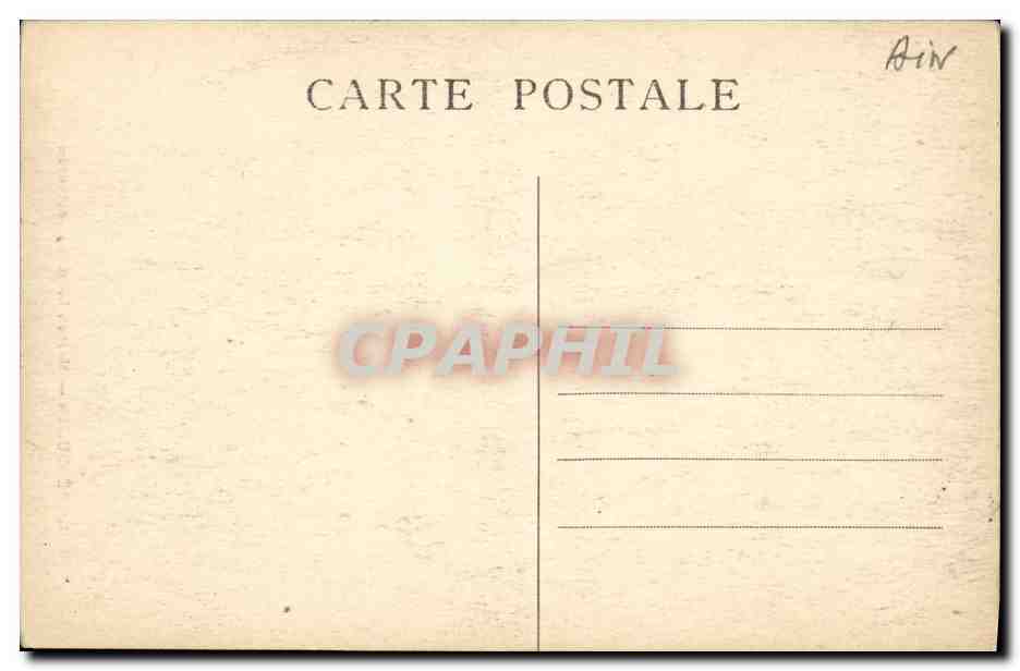 CPA Perouges Maison Messimy Restauree — Rückseite