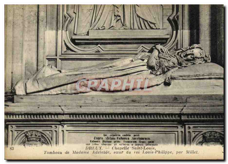 Tombeau de Madame Adélaïde — Chapelle Saint-Louis — par Millet