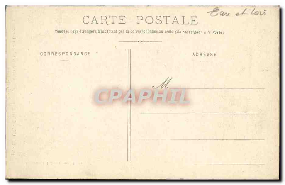 DREUX - Caisse d'Epargne, Cheminée de la Salle des Directeurs — M. Avard, architecte — Rückseite