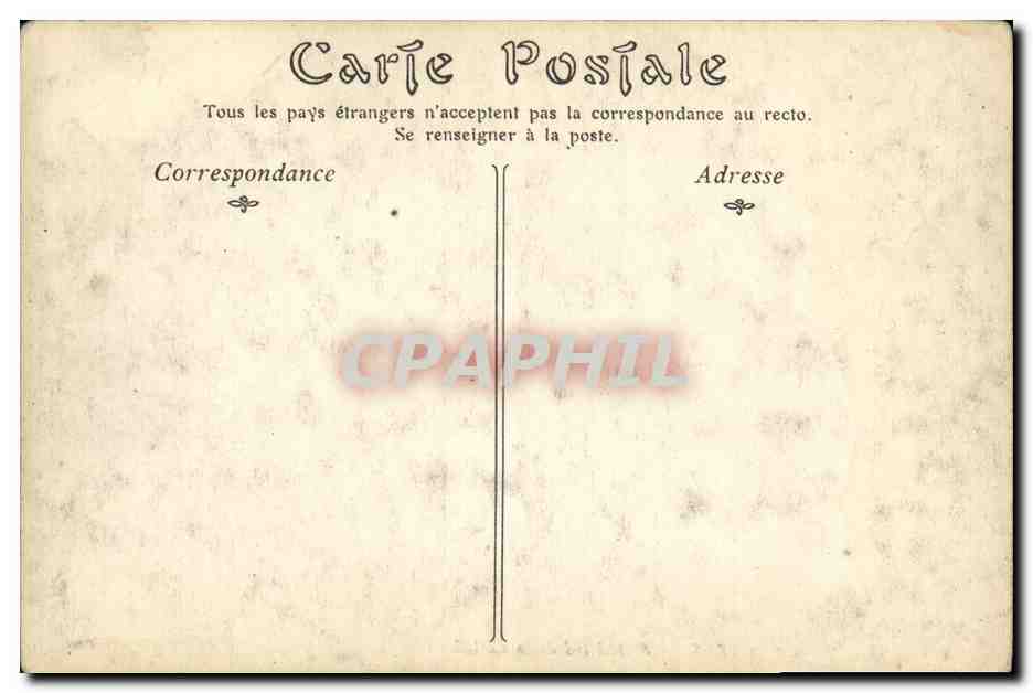 CPA Chartres Portail sud de la Cathedrale — Verso