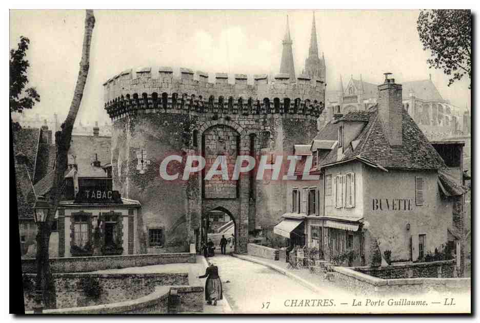 CPA Chartres La Porte Guillaume Buvette