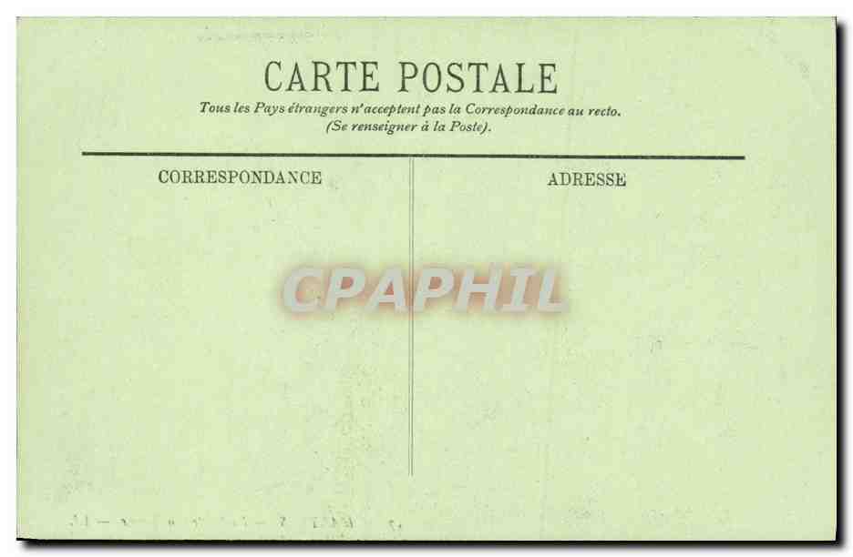 CPA Chartres La Porte Guillaume Buvette — Rückseite