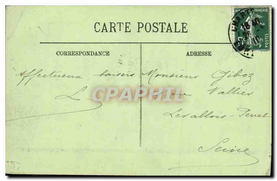 CPA Chartres La Porte Guillaume Buvette cavalier  — Rückseite