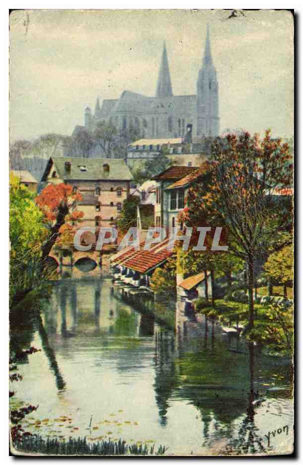 CPA Chartres Les bords de l Eure 