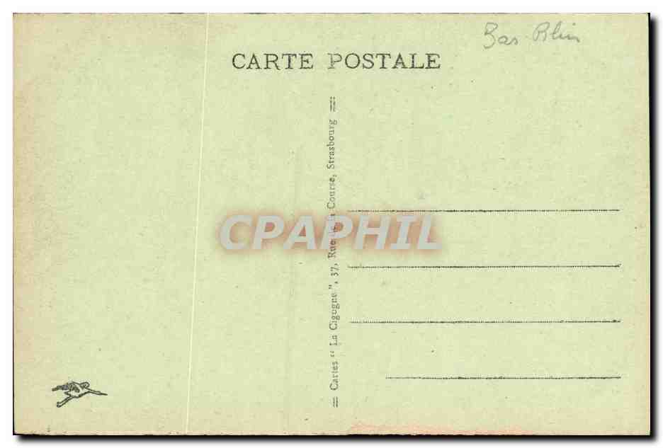 CPA Barr et la Ruine du Cheteau d Andlau — Rückseite