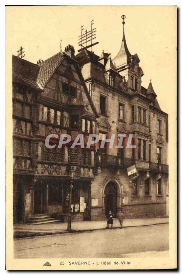 CPA Saverne L Hotel de Ville