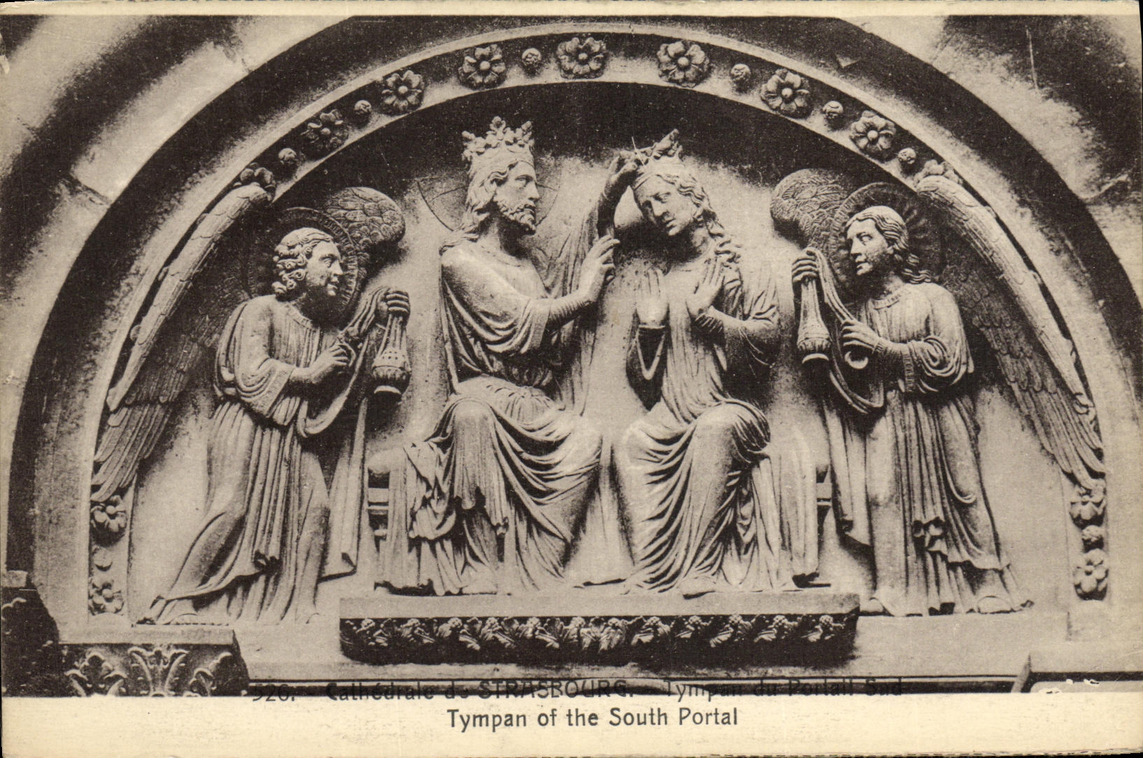 CPA Cathedrale de Strasbourg Tympan of the South Portal