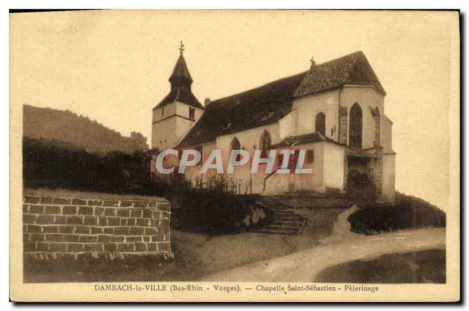 Dambach-la-Ville (Bas-Rhin - Vosges) — Chapelle Saint-Sébastien - Pèlerinage