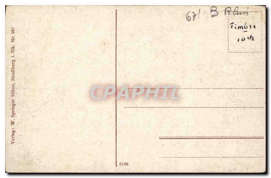 CPA Ktofter Odilienberg in den Vogesen — Verso