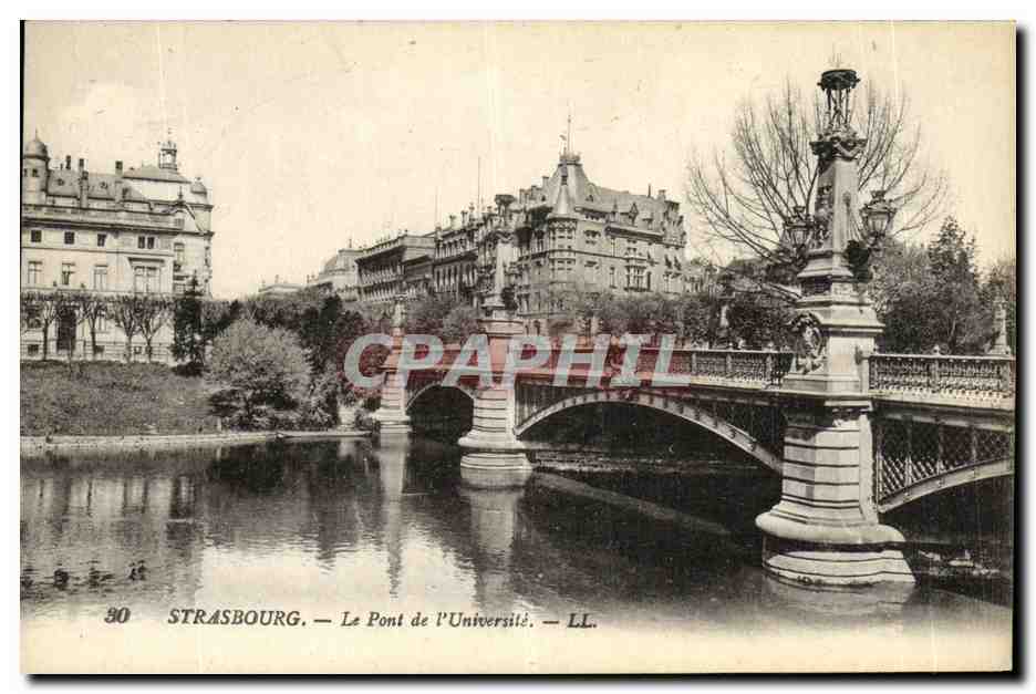 CPA Strasbourg Le Pont de l Universite