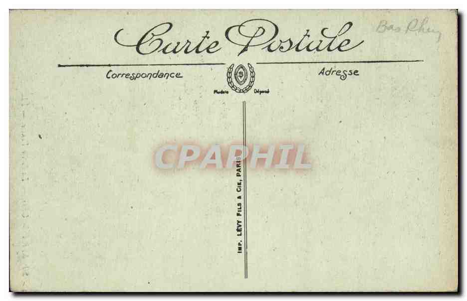 CPA Strasbourg La Petite Venise Croix Rouge — Rückseite