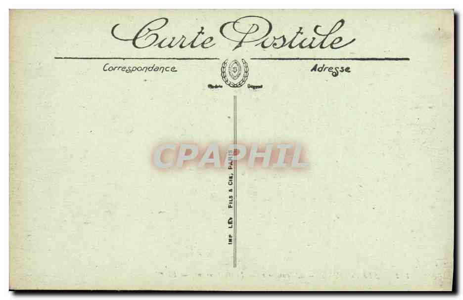 Strasbourg — L'Orangerie — Le Restaurant — LL. — Verso
