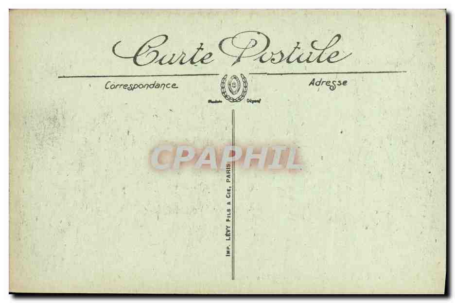 CPA Strasbourg Aux Ponts Couverts — Rückseite