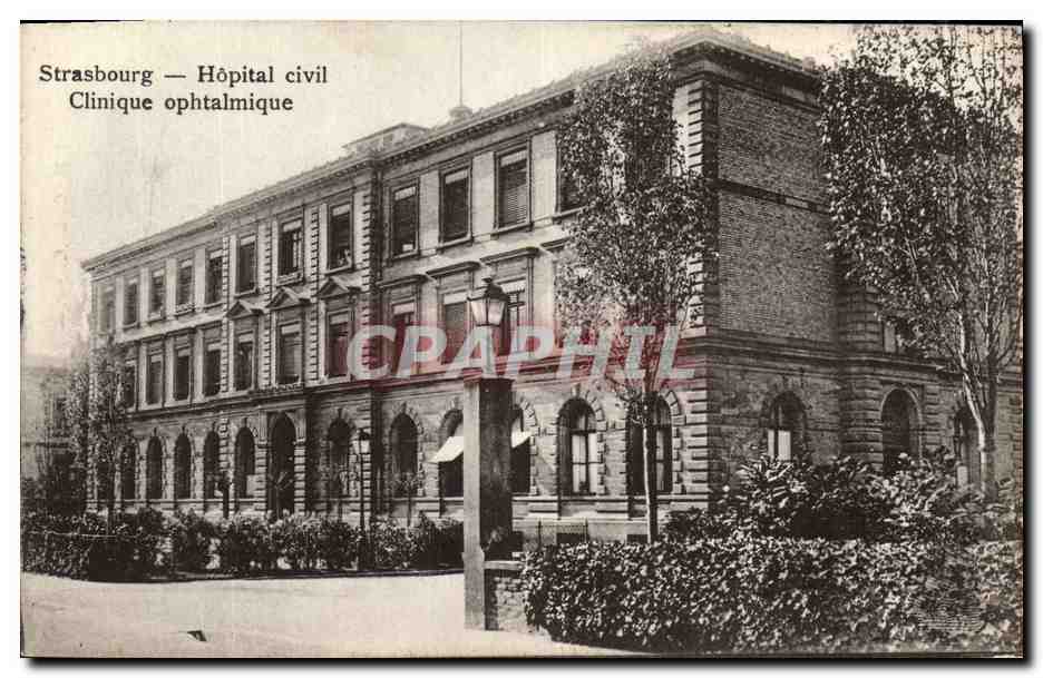 CPA Strasbourg Hopital civil Clinique ophtalmique