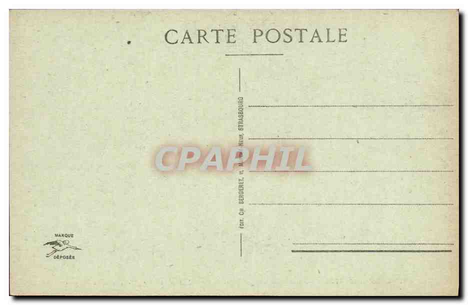 CPA Cathedarle de Strasbourg Les Vierges Sages  — Verso