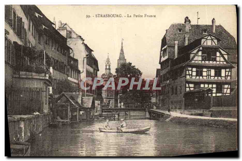 CPA Strasbourg La Petite France Soldat Militaria