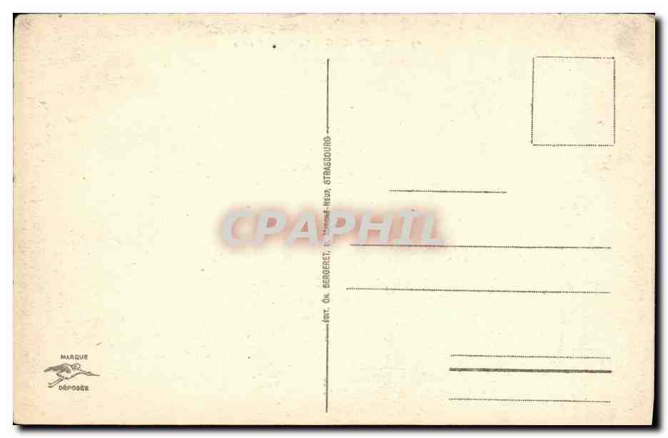 CPA Strasbourg La Petite France Soldat Militaria — Rückseite