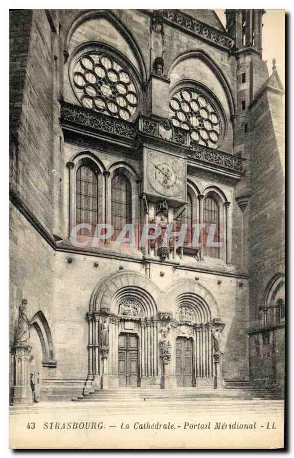 Strasbourg — La Cathédrale — Portail Méridional — L.L. n°43