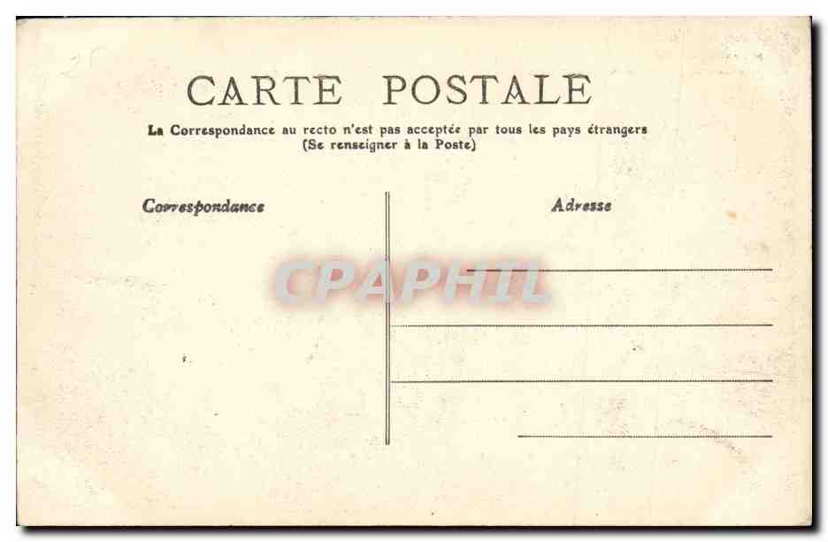 CPA St Sauveur Route de Gavarnie et Pont Napoleon — Verso