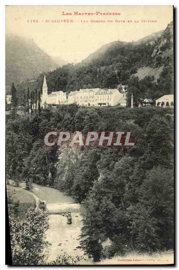 CPA St Sauveur Les Gorges du Gave et la Station