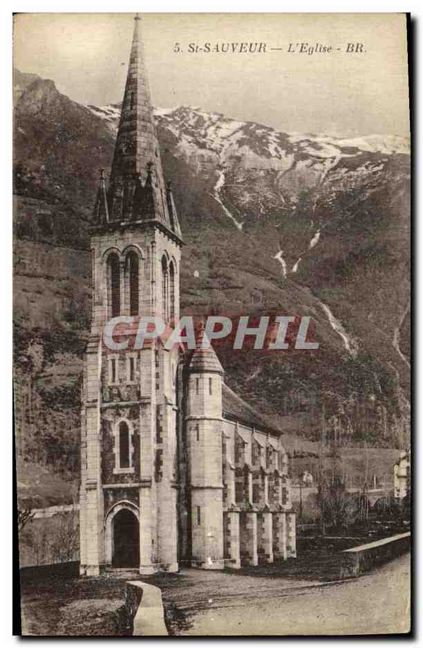 CPA St Sauveur L Eglise
