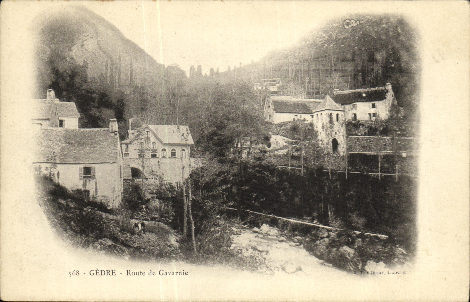 Gèdre - Route de Gavarnie — D.T. Editeur, Louvigny S.