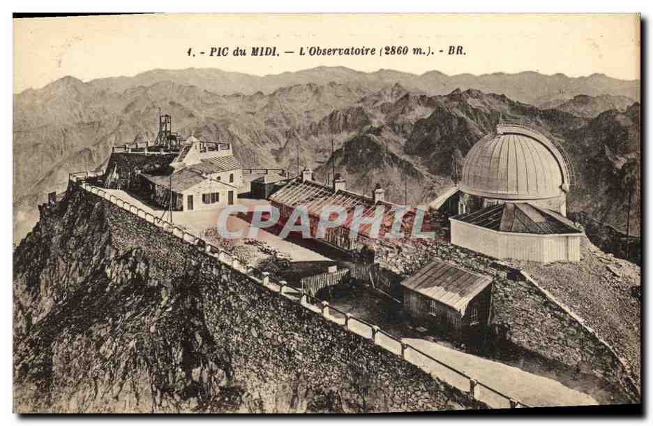 CPA Pic du midi L Observatoire