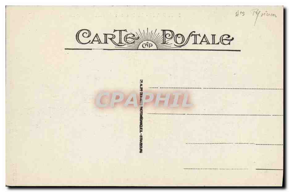 CPA St Savin La Chapelle de Pietat — Rückseite