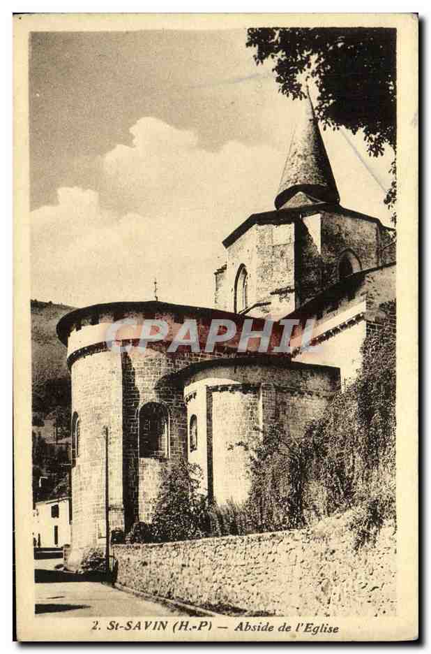 St-SAVIN (H.-P) — Abside de l'Église