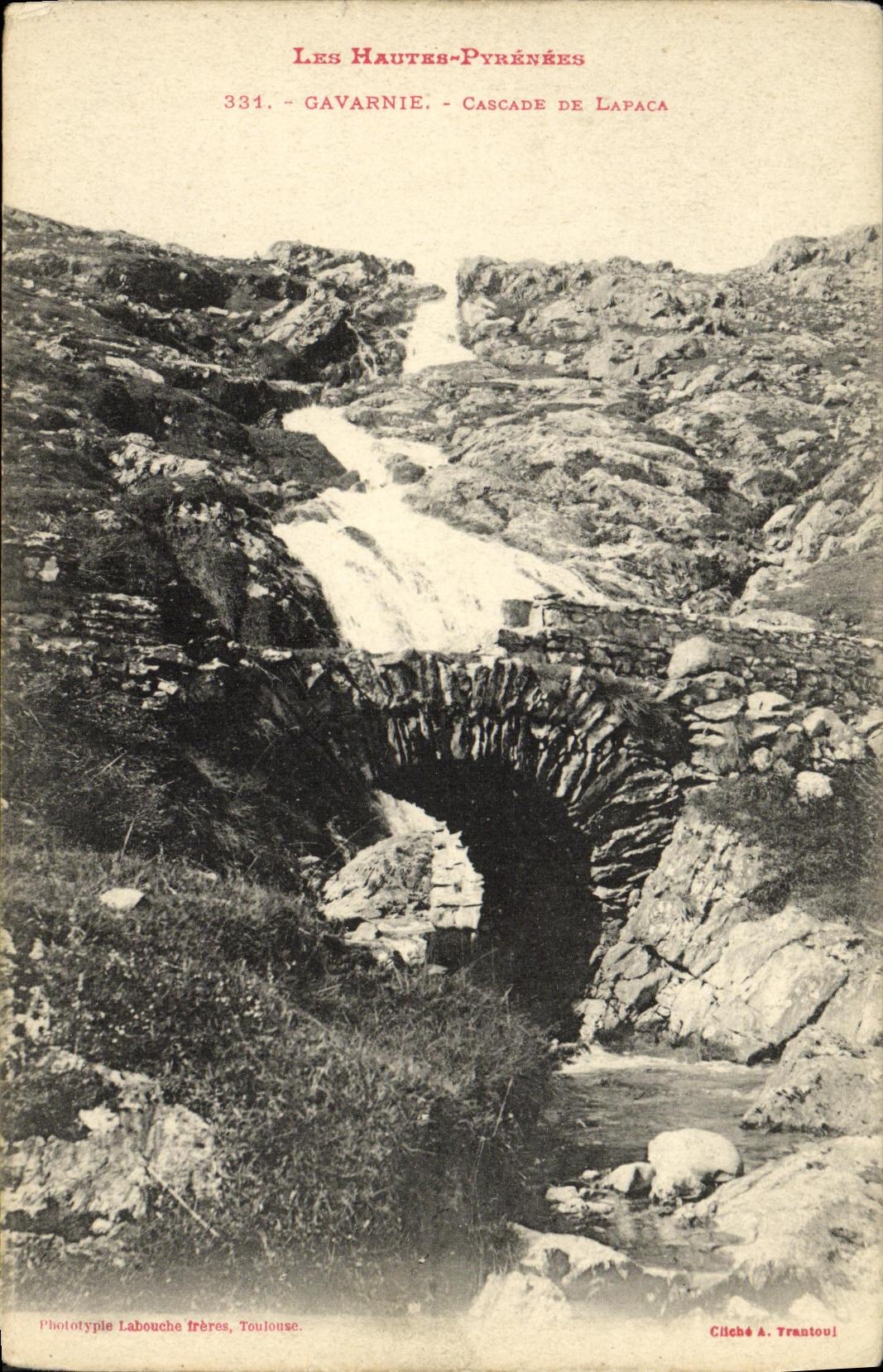 CPA Gavarnie Cascade de Lapaca