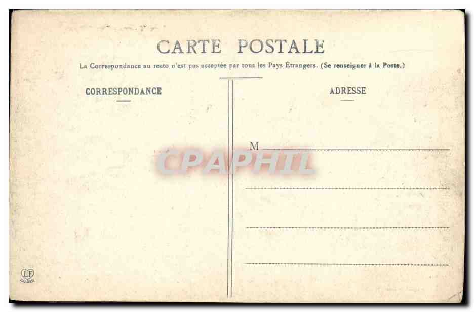 CPA Gavarnie la partie orientale du cirque Vue du pont du village  — Verso