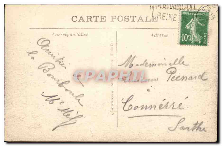 CPA Le Mont Dore Vallee  — Verso