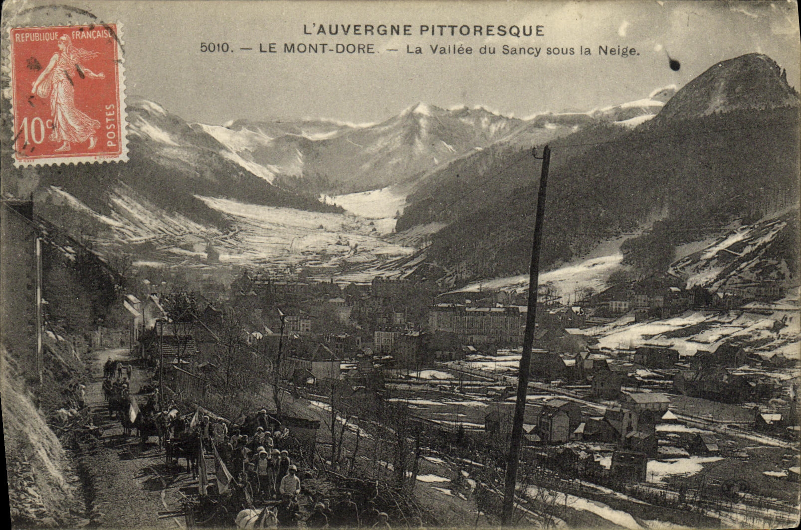 Le Mont-Dore — La Vallée du Sancy sous la Neige — L'Auvergne Pittoresque, 5010