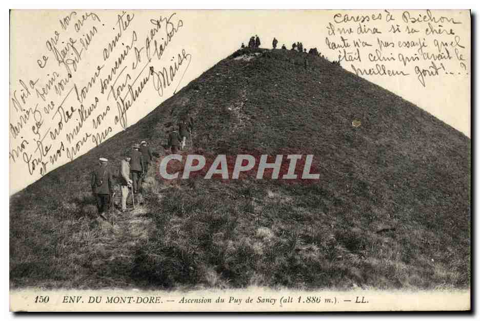 CPA Le Mont Dore ascension du Puy de Sancy