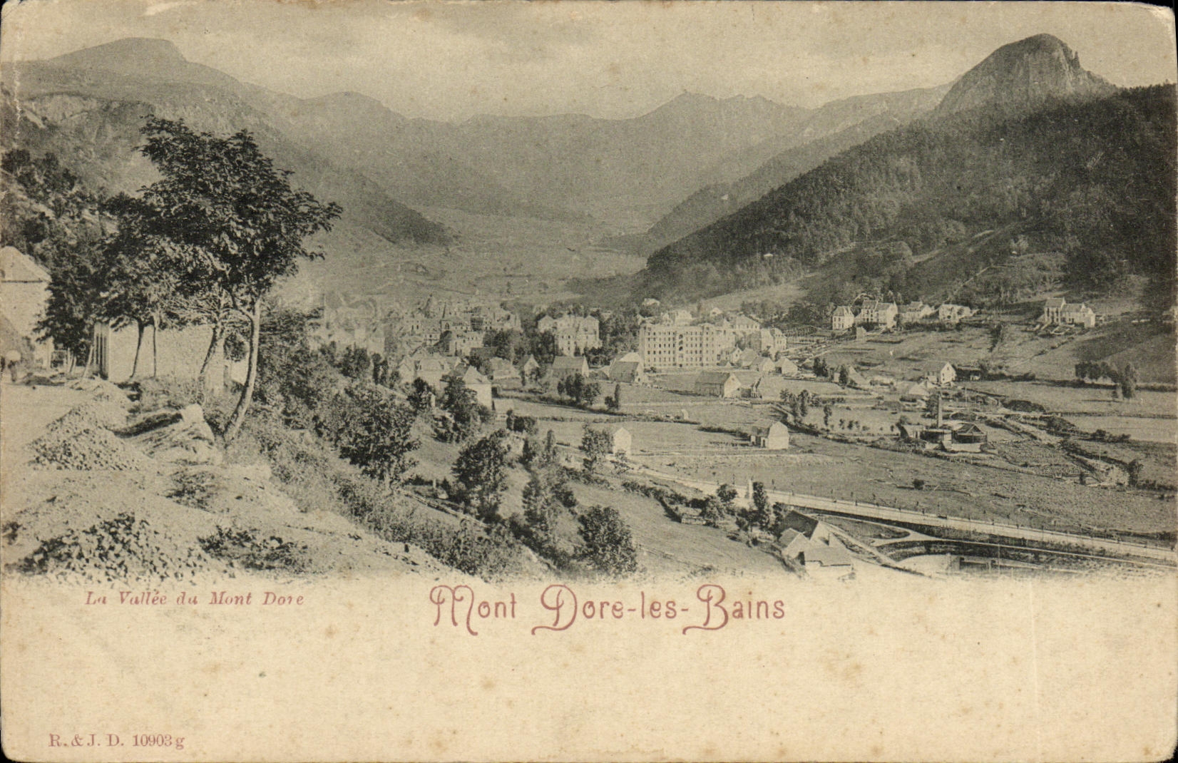 CPA Le Mont Dore La vallee du Mont Dore