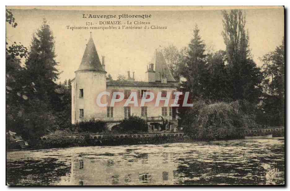 Domaize — Le Château — Tapissières remarquables à l'intérieur du Château