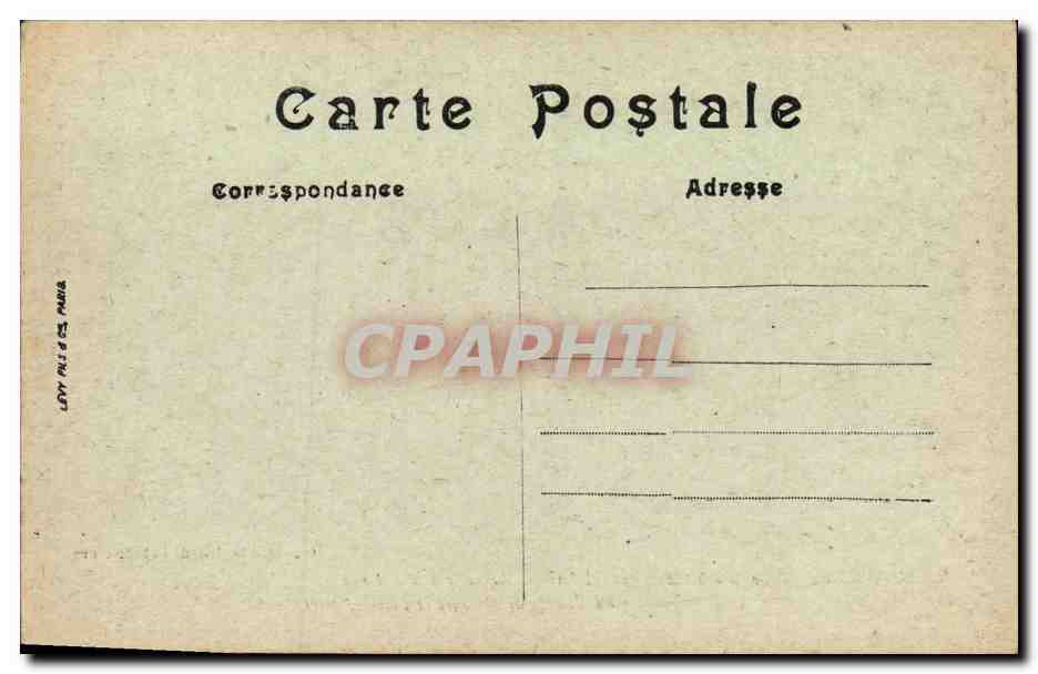 CPA L Auvergne Le sommet de Puy de Dome Terrasse de L Auberge du temple de Mercure et l observatoire — Verso
