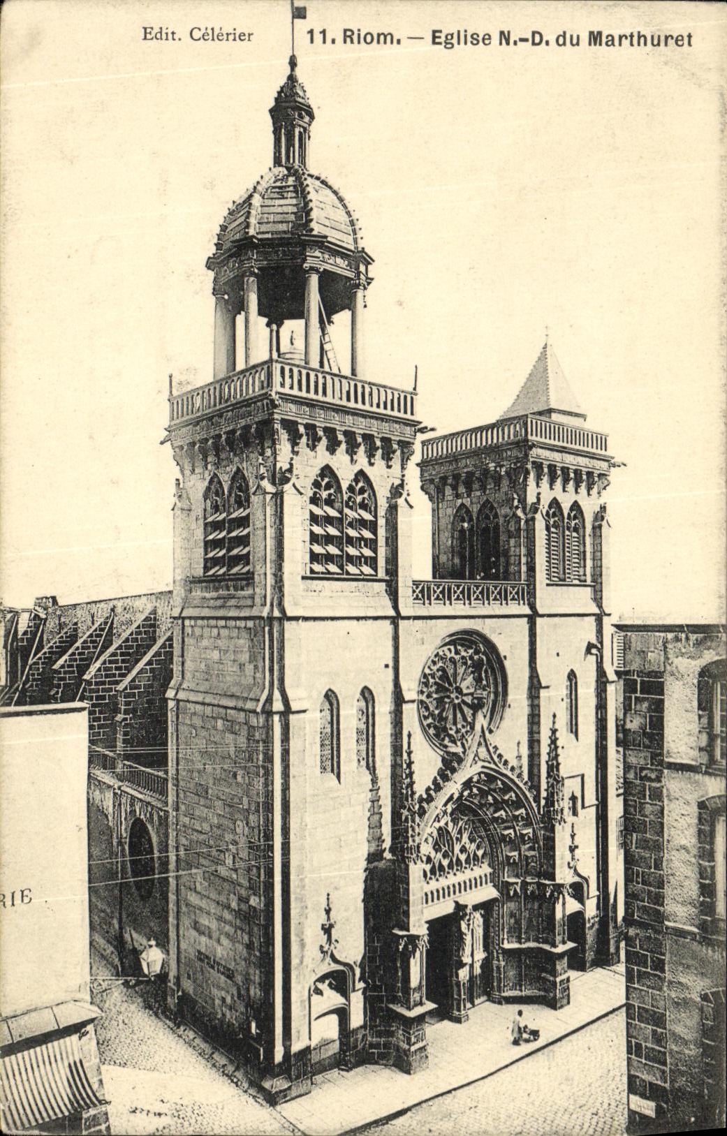 Riom — Kirche Notre-Dame du Marthuret — Edit. Célérier, n°11