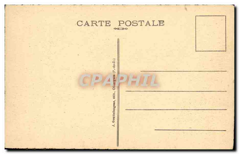 CPA L Auvergne Riom Vue Generale — Rückseite
