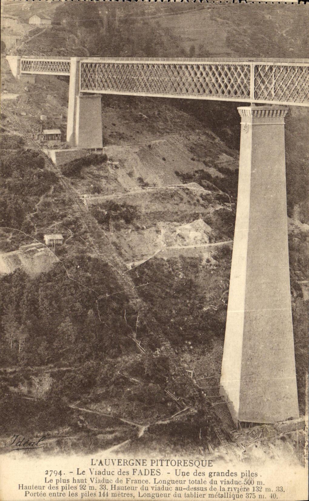 CPA Le Viaduc des Fades Une Des Grandes Piles