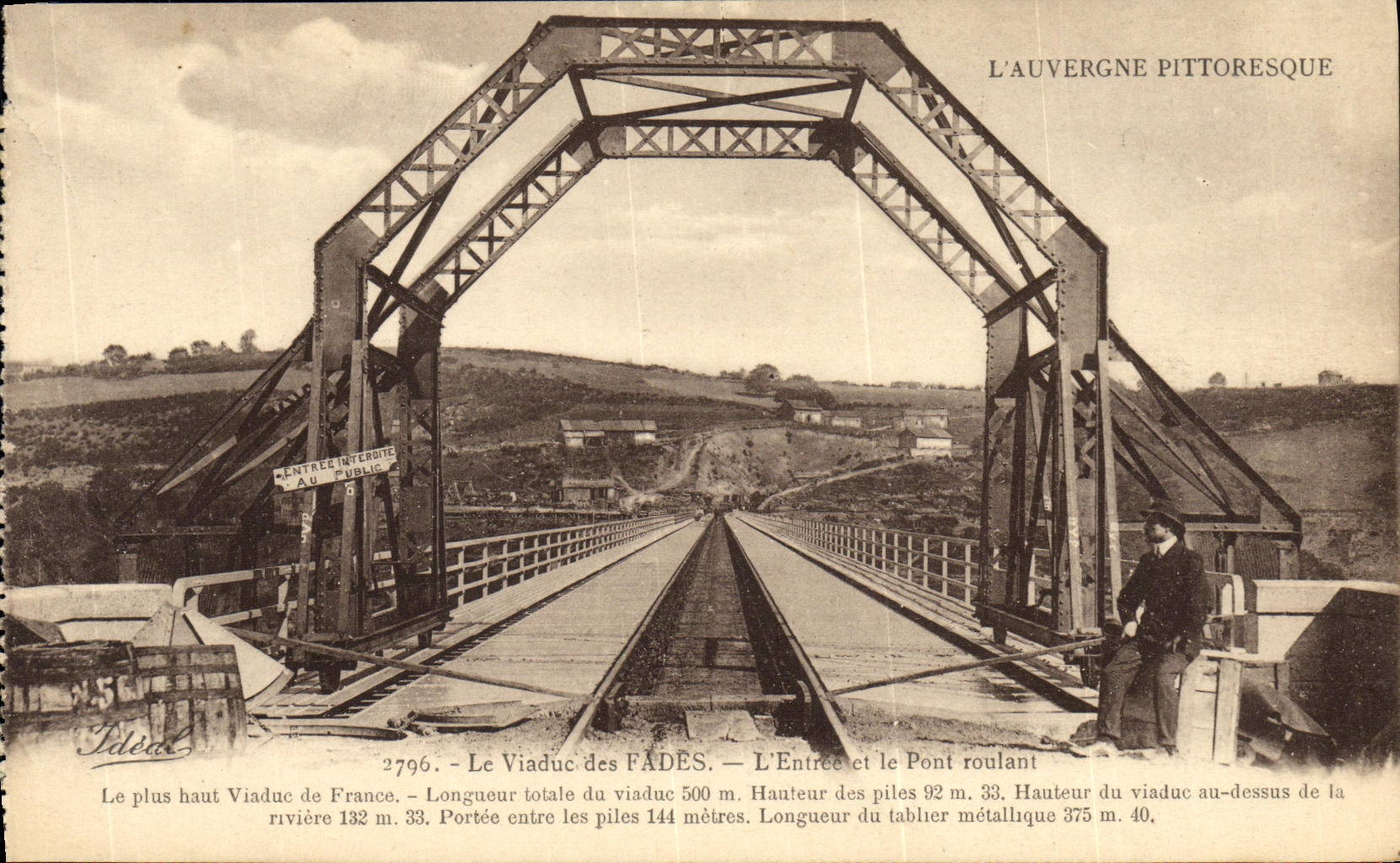 CPA Le Viaduc des Fades L Entree et le Pont Roulant